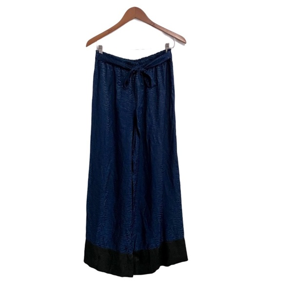 Victorias Secret Wide leg pants zebra print blue - Picture 4 of 8